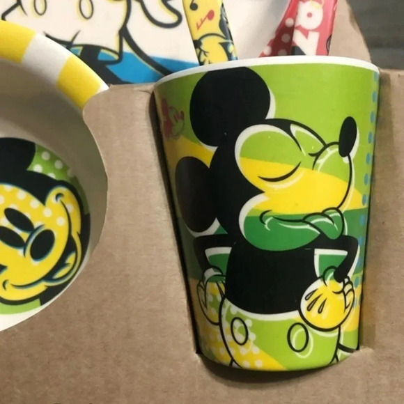 Disney bamboo kids dining set Mickey - Picture 2 of 2